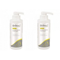 카밀렌 60 하이드로 크림 2개 x 500ml 바디 로션 펌핑 보습 건조 피부 각질 팔꿈치 손 발 전신 Camillen