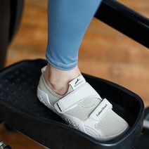 헬스장 운동화 피트니스 필라테스 미끄럼방지 신발, 플라잉 샤크 로맨틱 퍼플 벨크로 38