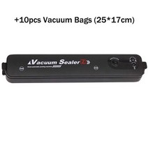 산업용진공포장기 진공기 실링기 업소용 포장기 Z30 전기 식품 실러 포장 기계 220v110v 플러스 10pcs 가방 수비드 가방 상업 가정용 주방 보관, 검은색, 영국 220v