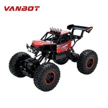 VANBOT 오프로드 무선 RC 카 1:14 빅 스케일 4륜구동 무선 조정 품질보증 1년, 레드