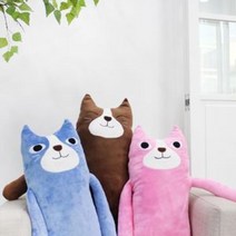 위dkai_노르웨이캣 바디필로우 롱배게 전신베개 다용도쿠션 베게 긴쿠션 안고자는 긴베개 다리 긴베게♥yum, ♥yum미코(핑크)