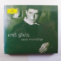 (중고CD) 에밀 길렐스 초기 레코딩 2CD/ 피아노 에밀 길렐스/ 2006년 라이센스/ 음반 상태 NM