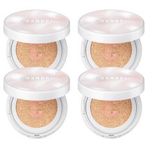 코스노리 블라썸 톤업 쿠션 클리어 SPF50+ PA++++, 4개, 핑크 베이지
