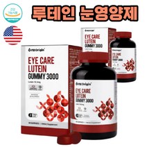 [루테인]아이가 좋아하는 꾸미타입 눈 건강 루테인 영양제 2통 90구미 2개월분 식약처인증 미국직수입 먹기편한 믹스베리맛 구미형 어린이 청소년 학생 택시 버스 화물 운전기사 어른 부모님