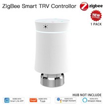 부속자재 건축 홈 개조 Moes ZigBee3.0 TRV 새로운 라디에이터 액추에이터 밸브 Tuya 스마트 프로그래머블 온도 조절기 히터 Alexa Voice Control, [03] option 1, 03 option 1