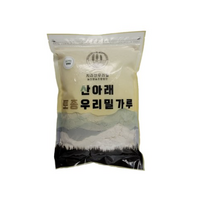 산아래토종우리밀가루 앉은뱅이 백밀가루 박력분, 9개, 1kg