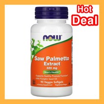 나우푸드 쏘팔메토 소팔메토 호박씨오일 320mg 90식물성 캡슐 나우, 2병