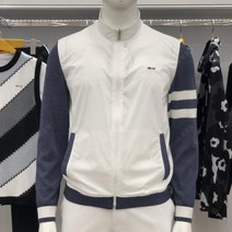 S/S 루이까스텔 남성 배색니트 팔 두줄장식 홑겹 점퍼 3MTJP507W