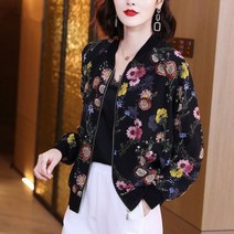 크롭 바람막이 자켓 용 프린트 여름 긴 소매 얇은 탑스 짧은 코트 빈티지 야구 선 스크린 오버코트
