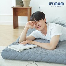 리브맘 7존 누빔 매트리스 토퍼 7cm 멀티싱글, 02.퀼팅블루, 02.퀼팅블루
