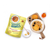 맛있는 에센셜 그래놀라 코코넛 해바라기씨 호박씨 조합 부시 허니 시나몬 가루 디저트 식사 간식, 단일