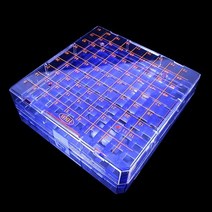 크라이오 박스 81홀 cryo box 질소 샘플 보관 케이스 냉동 극저온 실험 바이알 렉 1.5ml tube vial rack별사탕마켓, 81홀(이벤트)