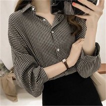 셀러허브 여성패션 [오노마] ONM 여대생 개강룩 코디법 귀여운 체크 셔츠 데일리 패션