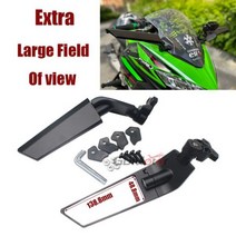 혼다 사이드 미러 오토바이 바람 윙 조정 가능한 회전 백미러 CBR650R 650F CBR125R CBR250R CBR300R CBR500R CBR600RR, CHINA_Extra Large Field