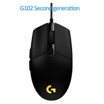 로지텍 시리즈 마우스 G403/G502 영웅/MX518/G402/G302/G102 2 세대/G300s 유선 게이밍 마우스 데스크탑/노트북 게이머 pc, G102 2nd bk