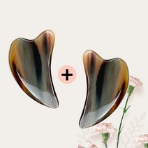 물소뿔괄사 속살 하트 놋담 로즈쿼츠 은 도자기 괄사 림프순환마사지 1+1