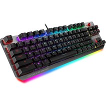 에이수스 ROG Strix Scope NX TKL 80% 게이밍 기계식 키보드 레드 선형 스위치 탈착식 케이블 스텔스 키 Aura Sync 프로그래밍 가능한 매크로 알루미늄 탑, ROG NX Brown Tactile