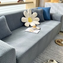 세련된 두꺼운 탄성 소파 커버 전체 가방 미끄럼 방지 Guifei 팔걸이 쿠션 유니버설 1/2/3/4 인용, 13 다크 그레이_03 L (190-230cm)