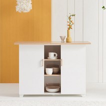 F4591 냉장고형 수납홈바 1200 5colors(착불), 색상:03_화이트-오크
