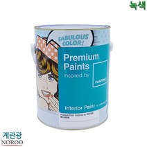 노루 곰팡이방지 수성 페인트 그린 4L 페인트칠하기 가구페인트 결로방지 셀프페인팅, 녹색17-0235