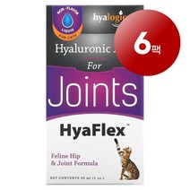 리암마켓 Hyalogic LLC 히알로직 고양이용 관절 건강 보충제 하이어 플렉스 히알루론산 30ml 1팩, 6팩