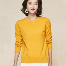 별천지 여성 긴팔 티 티셔츠 니트 라운드 봄 가을 겨울 맨투맨 기본 무지