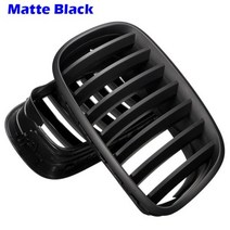 Rhyming 전면 키드니 그릴 매트 광택 블랙 스포츠 레이싱 흡입 BMW X5 X6 E70 E71 2007 2013 년식 자동차 액세서리, Kidney Grille 3