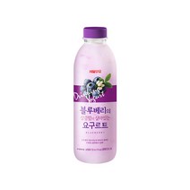 상큼함이 살아있는 요구르트 블루베리 750mL 6개