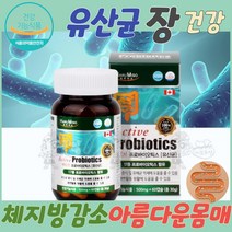 캐나다직수입 다이어트 유산균 체지방감소 다이어트 유산균 체지방감소 단기 한달 다이어트 살빼는 여성질유산균 처진 뱃살 빼기 잦은방귀 변이안나올때 잔변감 장 트러블 여성질유산균