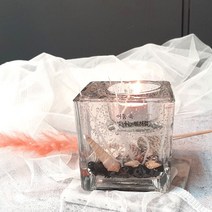 달빛마녀캔들 (2set 키트) 화이트산호 바다젤캔들 홀더 DIY 만들기 재료, 1세트, 베이