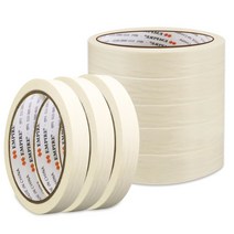 엠파이어 종이 마스킹테이프 범용 도장 커버링 마킹 자동차 인테리어 18mm*20m, 8개입