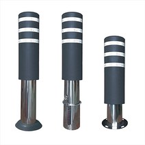 HKB-3 탄성볼라드 고정 충격 흡수 볼라드 우레탄 볼라드 횡단보도, 매립 150*1100, 백색