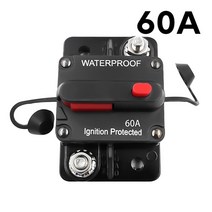 12-48V DC 자동차 보트 자동 방수 교체 부품 30A-80A 100A 120A 150A 200A 250A 300A 회로 차단기 퓨즈 리셋, CHINA_아이보리