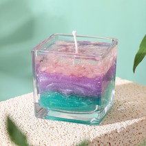 캔들 샌드스톤 야광젤리 왁스 식물성 오일 diy향 캔들컵 생일선물, 열대 과수원