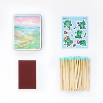 틴케이스 디자인 성냥 [한국여행 시리즈] - 우포늪