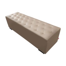 대성쇼파 인조가죽 사각 3인용 벤치스툴(1500mm 다이아형), DS 252(아이보리)