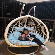 야외그네 흔들의자 흔들그네 라탄그네의자, B