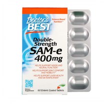 닥터스베스트 Sam E 더블 스트랭스 400 Mg Doctors Best Double Strength 60정