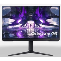 삼성전자 60.4cm FHD 오디세이 G3 게이밍 모니터, LS24AG300NKXKR