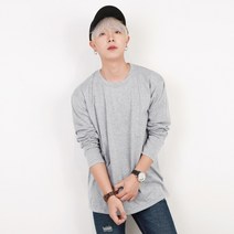 키작은남자 데일리 이너 라운드 티셔츠