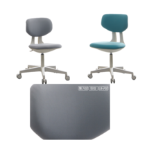 사무실 작업실 진찰실 연구실 실험실 회전 높이조절 사무용 어린이 학생 카운터 계산대 상담실 의자, GZ131 Blue, 이동식