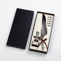 깃펜 깃털펜 캘리그라피 해리포터깃털펜 딥펜 만년필, 1-깃펜-그레이다다몰, 상품선택다다몰