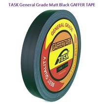 테스크 무광 면테이프 개퍼테이프 GAFFERS TAPE 25MM X 55M MATT BLACK