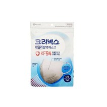 [미르]유한킴벌리 크리넥스 KF80 KF94 데일리 방역 마스크 입체형 마스크 황사마스크, 크리넥스 KF94데일리방역마스크1P 화이트