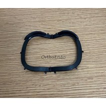 치과 고무 댐 프레임 Hager 펀치 플라스틱 접이식 엑스레이 필름 페이스 보우 시트 홀더 근관 수술기구, 01 Black