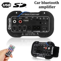 car bluetooth amplificador 증폭기 보드 오디오 usb dac fm radio tf 플레이어 서브우퍼 증폭기 220v 디지털 오디오 프로세서, 1개