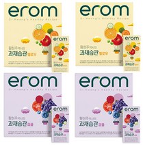 이롬 황성주박사의 과채습관 옐로우2 퍼플2 4box, 64개입, 190ml