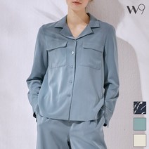 W9 [W Collection] 오픈카라 셔츠 블라우스_TMBLB23W12-T