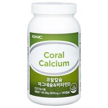 GNC 코랄칼슘, 180정, 1개