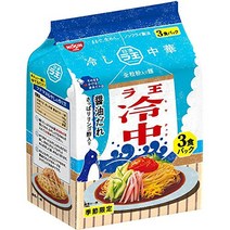 닛신 라왕 차가운 중화 간장 누구 3식 팩 354g × 9봉지(식품 봉지면 인스턴트)